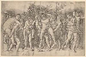 Bacchanal with Silenus by Andrea Mantegna (Italian, 1431–1506)