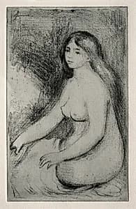 Baigneuse assise by Pierre-Auguste Renoir (French, 1841–1919)