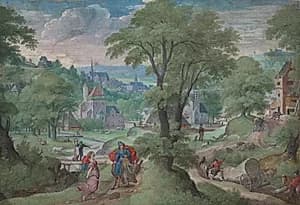 Balaam and the Ass by Hans Bol (Flemish, 1534–1593)