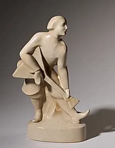 Balalaika Player by Cowan Pottery Studio (America, Rocky River, Ohio, 1920–1931)