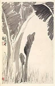 Banana Plants by Min Zhen (Chinese, 1730–after 1788)