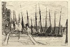 Billingsgate by James McNeill Whistler (American, 1834–1903)