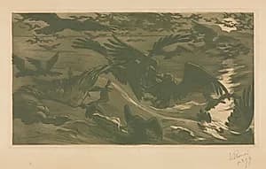 Birds of Prey by Victor Emile Prouvé (French, 1858–1943)