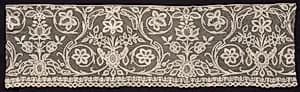 Bobbin Lace Flounce by Unknown Artist