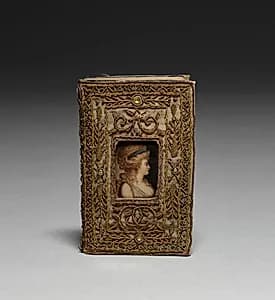 Book Bound in Silk by Unknown Artist