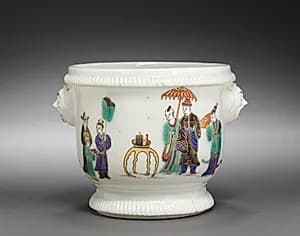 Bottle Cooler by Saint Cloud Porcelain Factory (French)
