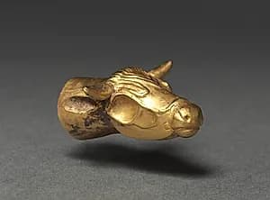 Bovine Finial by Unknown Artist