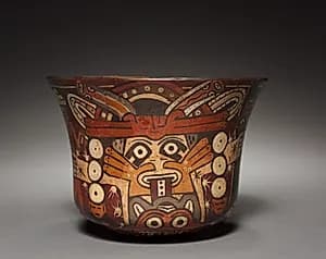 Bowl with Costumed Being by Unknown Artist