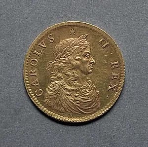 Broad: Charles II (obverse) by Thomas Simon (British, c. 1623–1665)