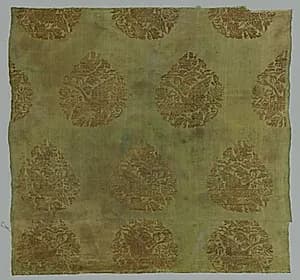 Brocade with Swan Hunt by Unknown Artist
