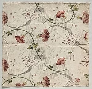 Brocaded Silk by Unknown Artist