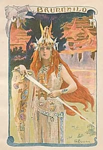 Brunnhild by Gaston Bussiere (French, 1862–1929)
