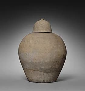 Burial Urn with Cover by Unknown Artist