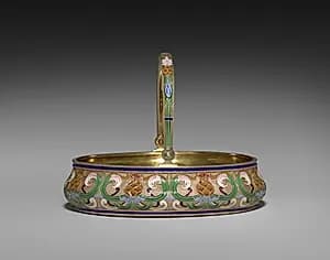 Cake Basket by Feodor Ivanovich Rückert (Russian, 1840–1917)