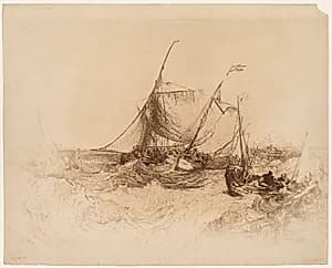Calais Pier by Francis Seymour Haden (British, 1818–1910)