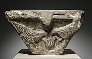Capital with Birds by Unknown Artist