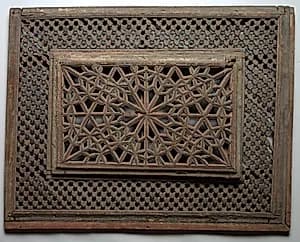 Carved Wood Panel by Unknown Artist