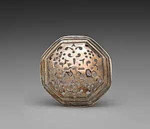 Caster (lid) by Andrew Tyler (American, 1692–1741)