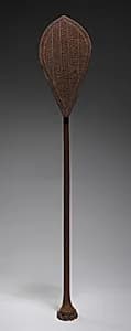 Ceremonial Paddle by Unknown Artist