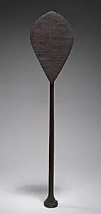 Ceremonial Paddle by Unknown Artist
