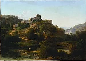 Châteauvieux-sur-Suran by Antoine-Claude Ponthus-Cinier (French, 1812–1885)