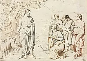 Christ and His Disciples by Joseph Brett (British, 1816–1848)