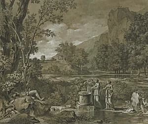 Classical Landscape by Pierre Henri de Valenciennes (French, 1750–1819)