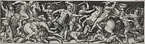 Combats and Triumphs by Etienne Delaune (French, 1518/19-c. 1583)