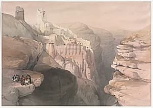 Convent of St. Saba by David Roberts (Scottish, 1796–1864)