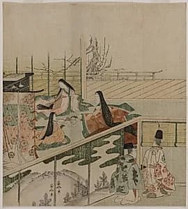 Court Ladies Making Dolls by Kubo Shunman (Japanese, 1757–1820)
