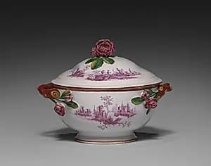 Covered Bowl by Saint-Clément Factory (French)