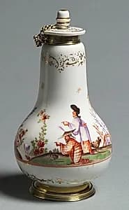 Covered Flask by Meissen Porcelain Factory (German, est. c. 1710)