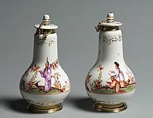 Covered Flasks by Meissen Porcelain Factory (German, est. c. 1710)