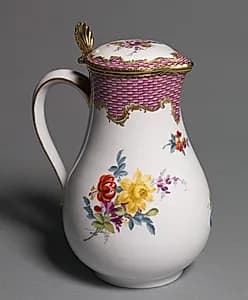 Covered Milk Jug by Meissen Porcelain Factory (German, est. c. 1710)