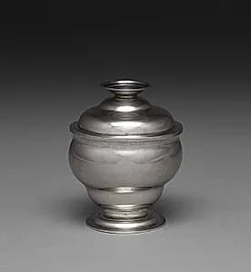Covered Sugar Bowl by Thomas Lynde (American, 1748–1811)
