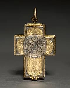 Cross-Shaped Clock by Urban Hörle (German)