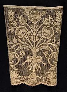 Cuff with Floral Vines by Unknown Artist