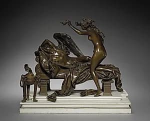 Cupid and Psyche by Albert-Ernest Carrier-Belleuse (French, 1824–1887)