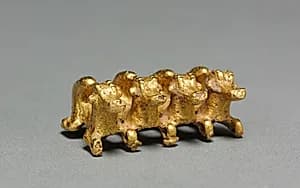 Curly-Tailed Animal Pendant by Unknown Artist