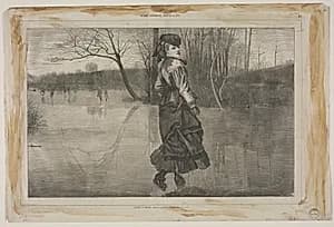 Cutting a Figure by Winslow Homer (American, 1836–1910)