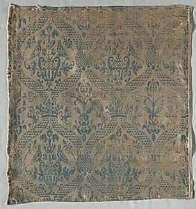 Damask Fragment by Unknown Artist