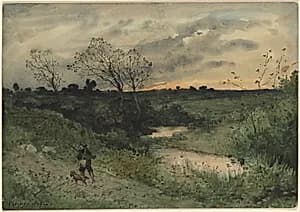 Portrait of Henri Joseph Harpignies (French, 1819–1916)