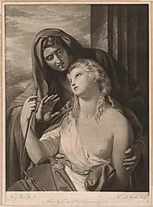 Death of Lucretia by Robert Dunkarton (British, 1744-c. 1817)