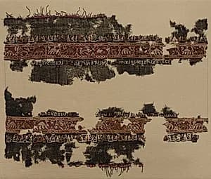 Decorated ends of a shawl by Unknown Artist