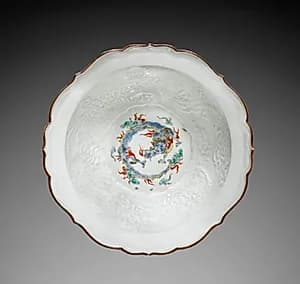 Deep Bowl with Dragons by Unknown Artist