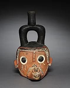 Deity-Head Vessel by Unknown Artist