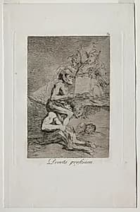 Devout Profession, Plate 70 by Francisco de Goya (Spanish, 1746–1828)