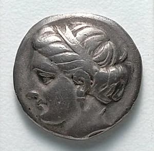 Drachm: Female Head (obverse) by Unknown Artist