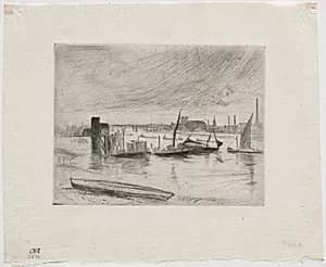 Early Morning, Battersea by James McNeill Whistler (American, 1834–1903)