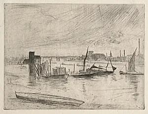 Early Morning Battersea by James McNeill Whistler (American, 1834–1903)